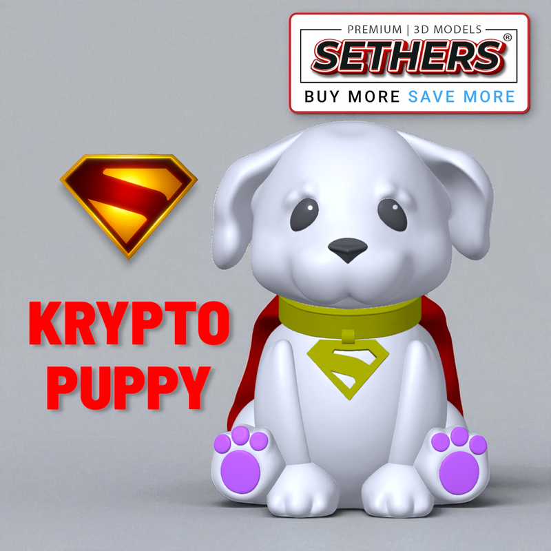 Baby Puppy Krypto | Superman James Gunn | Best 3D Printing Models