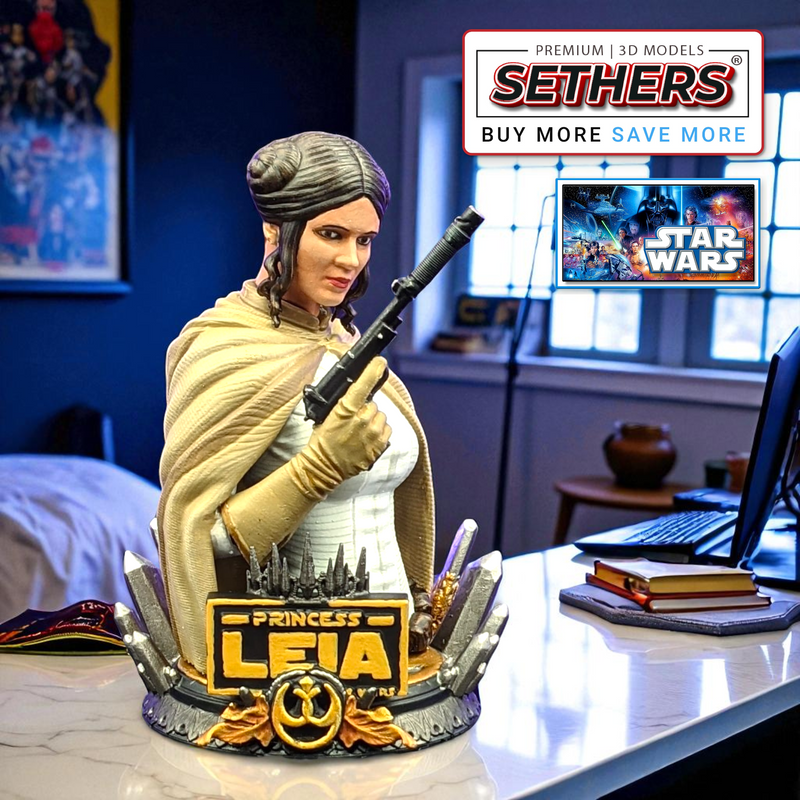 Princess Leia Bust | Star Wars | Best 3D Printing Model Files