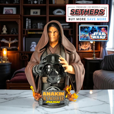 Anakin Skywalker Bust | Star Wars | Best 3D Printing Model Files