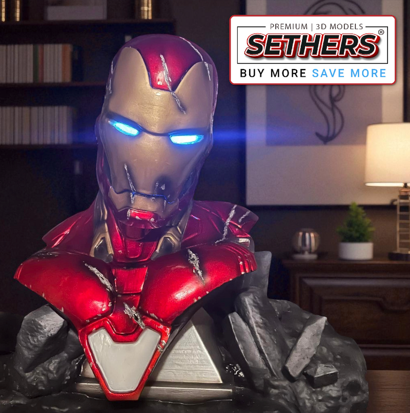 Iron-Man Bust | Marvel Comics | Best 3D Printing Model Files