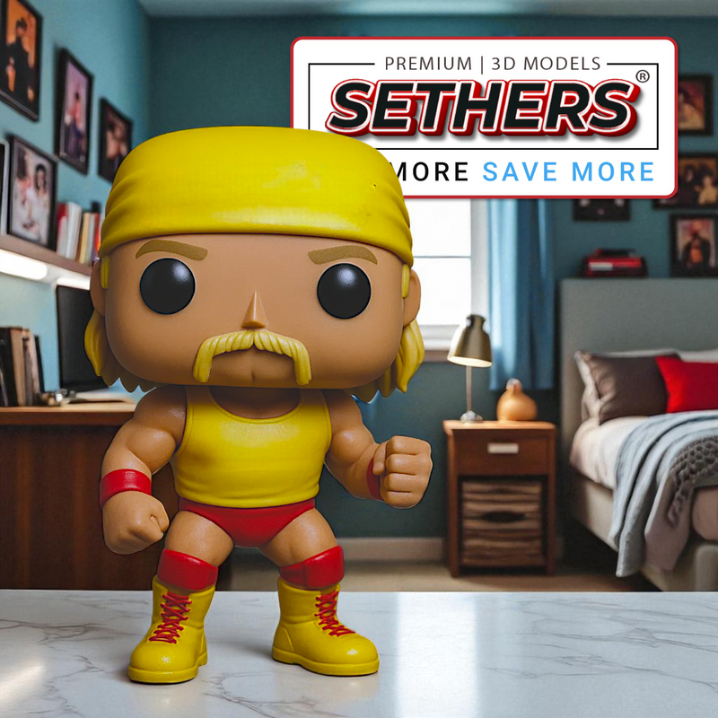 Hulk Hogan Funko POP! | Best 3D Printing Model Files