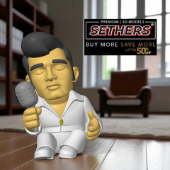 Elvis Presley | Chibi | Best 3D Printing Models at Sethers 