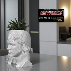 Elvis Presley Planter Flower Pot | 3D Printing Model Files