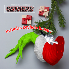 Grinch Arm Wall Art | How the Grinch Stole Christmas | 3D Printing Models