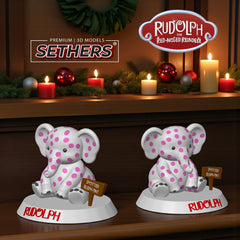 Spotted Elephant | Rudolph the Red Nosed Reindeer | 3D Printing Models | Island of Misfit Toys