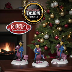 Cowboy Riding Ostrich 3D Printing Model Files | 3D printable Christmas STL 3MF models | Rankin Bass 1964 Rudolph the Red Nosed Reindeer | Island of Misfit Toys