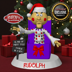 Charlie in a Box v2 | Rudolph the Red Nosed Reindeer | 3D Printing Models