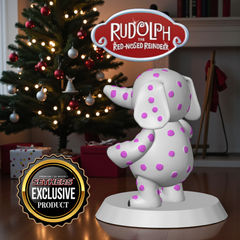Spotted Elephant v2 | Rudolph the Red Nosed Reindeer | 3D Printing Models