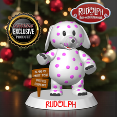 Spotted Elephant v2 | Rudolph the Red Nosed Reindeer | 3D Printing Models