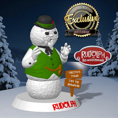 Sam the Snowman v2 | Rudolph the Red Nosed Reindeer | 3D Printing Models