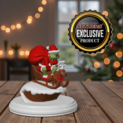 Grinch with Dog Sleigh | How the Grinch Stole Christmas | 3D Printing Models