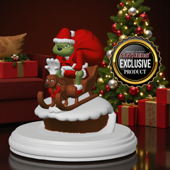 Grinch with Dog Sleigh | How the Grinch Stole Christmas | 3D Printing Models
