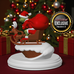Grinch with Dog Sleigh | How the Grinch Stole Christmas | 3D Printing Models