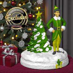 Buddy the Elf Diorama | Elf Movie | Christmas Decor | 3D Printing Models
