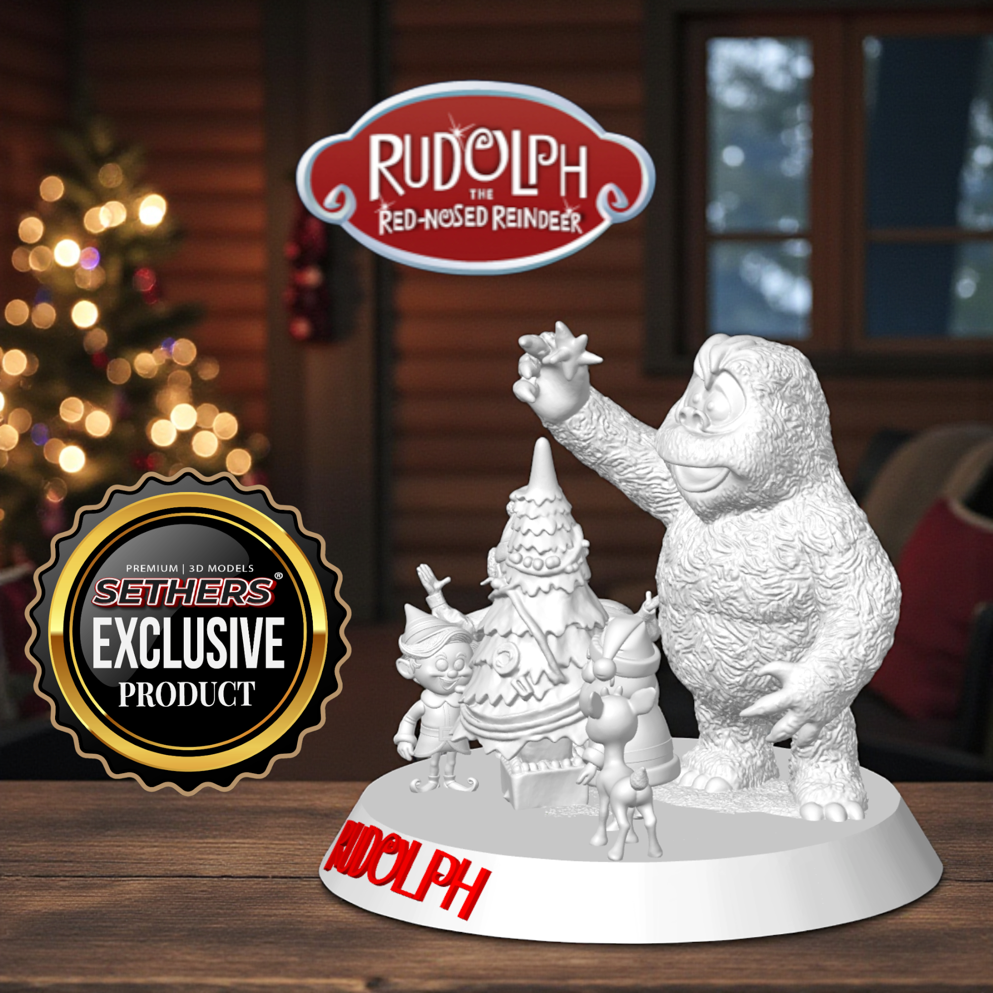 Sacho Rudolph Model Plane that Can't Fly Rudolph the Red-Nosed Reindeer 3D Printing Models