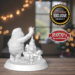 Bumble Christmas Star Diorama | Rudolph the Red-Nosed Reindeer | 3D Printing Models