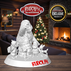 Bumble Christmas Star Diorama | Rudolph the Red-Nosed Reindeer | 3D Printing Models