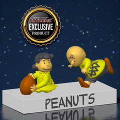 Lucy & Charlie Brown Football Diorama | Peanuts | 3D Printing Models