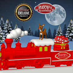 Christmas Town Train Diorama | Rudolph the Red-Nosed Reindeer | 3D Printing Models