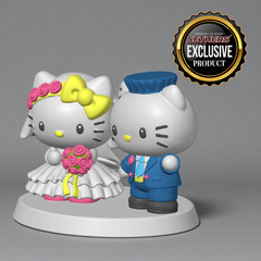 Wedding Hello Kitty Gets Married | Sanrio | 3D Printing Models