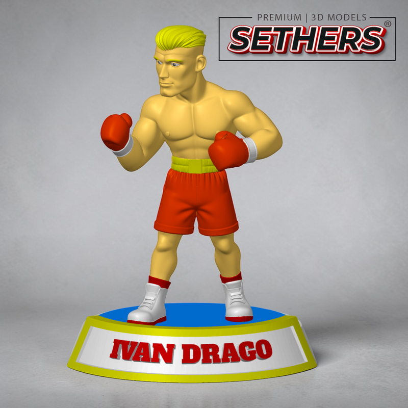 Ivan Drago | Rocky Sculpture | Best 3D Printing Models