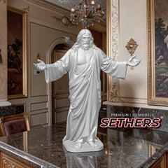Jesus Christ the Risen Savior Easter Sculpture | 3D Printing Models