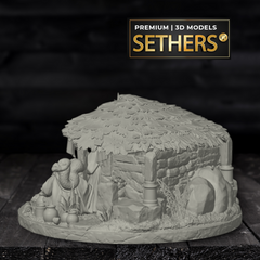 Christmas Nativity Sculpture | Christmas Decor | 3D Printing Models