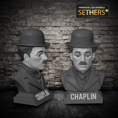 Charlie Chaplin Bust | 3D Printing Models