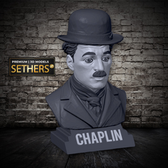 Charlie Chaplin Bust | 3D Printing Models