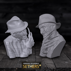 Freddy Krueger Bust | Nightmare on Elm Street | 3D Printer Model Files