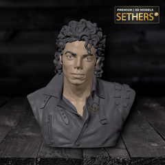 Michael Jackson Bust | 3D Printer Model Files