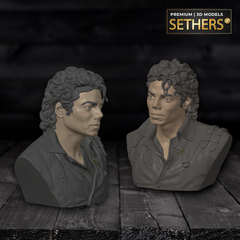 Michael Jackson Bust | 3D Printer Model Files