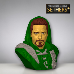 Doctor Doom Bust | Robert Downey Jr. | 3D Printing Model Files
