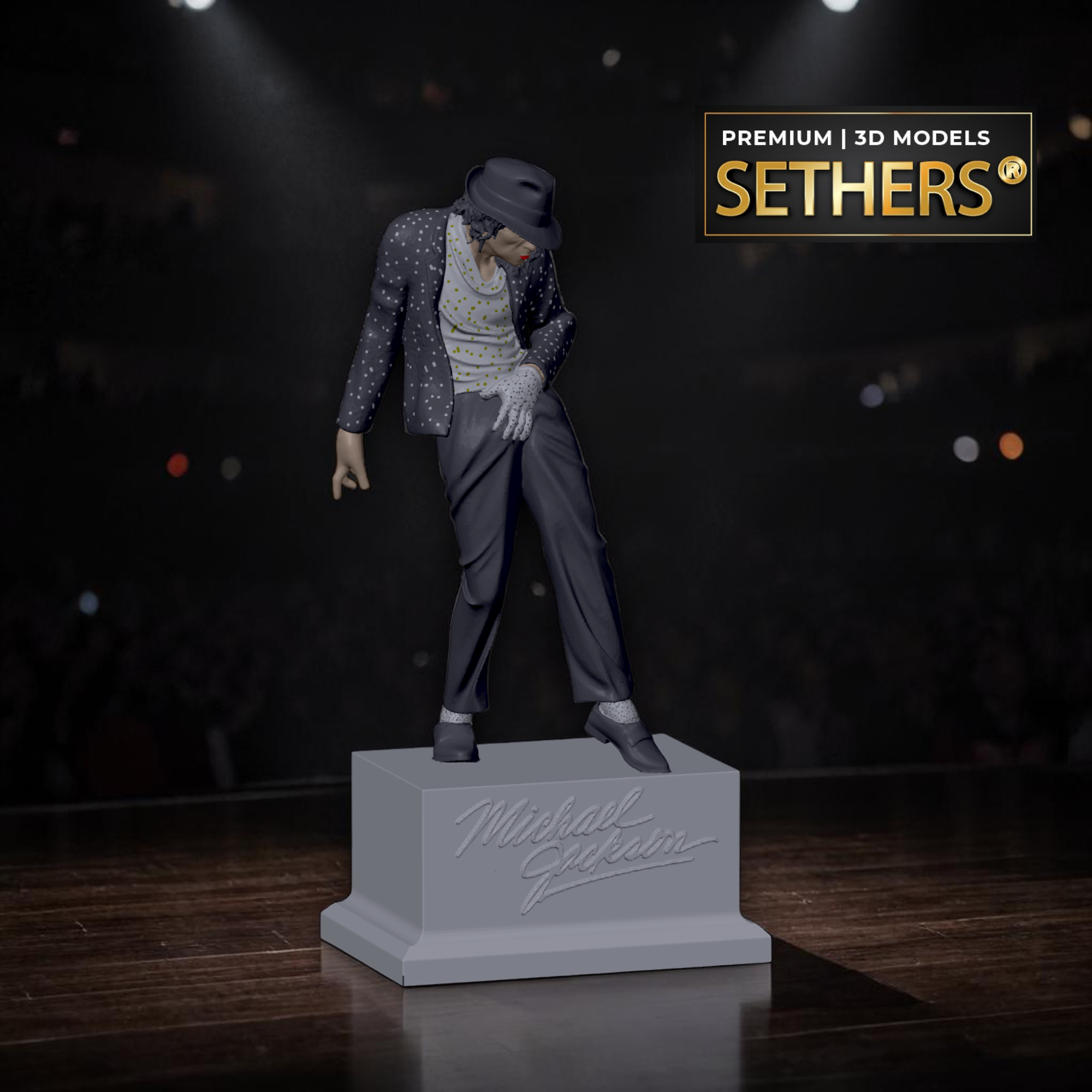 Michael Jackson Billie Jean Sculpture | Motown 25 | 3D Printer Model F Michael Jackson Billie Jean Sculpture | Motown 25 | 3D Printer Model F