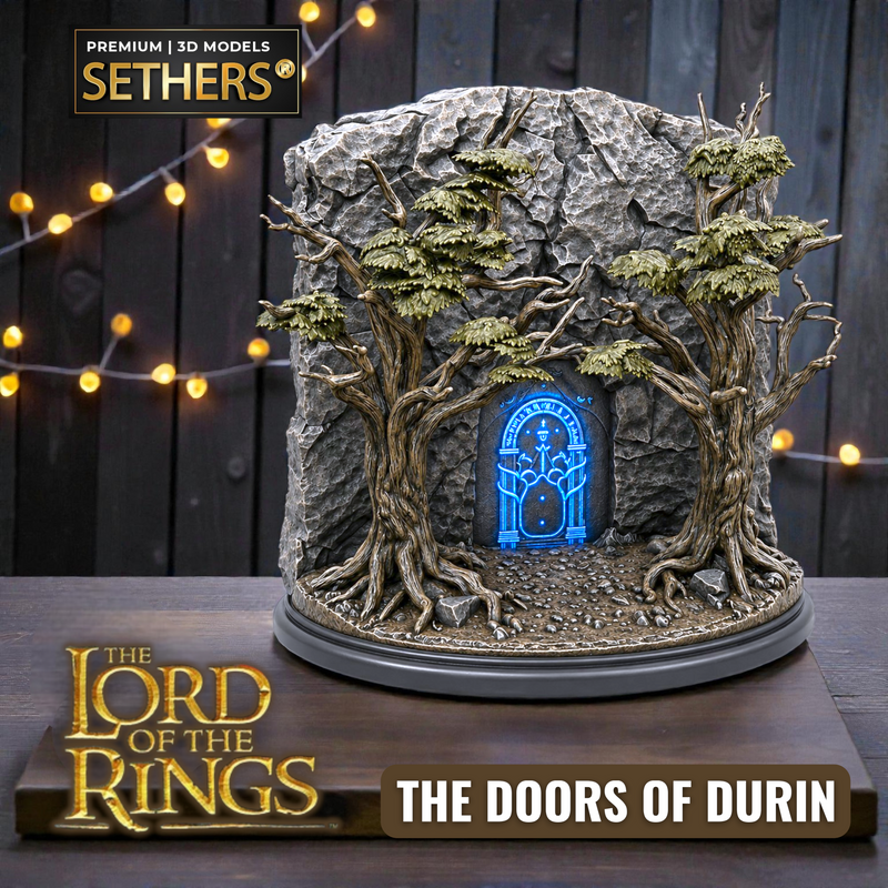The Doors of Durin Diorama | Lord of the Rings | 3D Printing Models