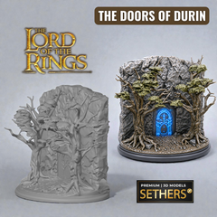 The Doors of Durin Diorama | Lord of the Rings | 3D Printing Models