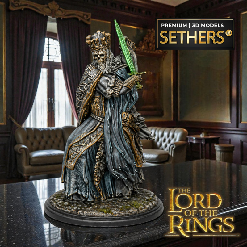 King of the Dead Sculpture | Lord of the Rings | 3D Printing Models