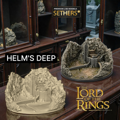 Helm’s Deep Diorama | Lord of the Rings LOTR | 3D Printing Models