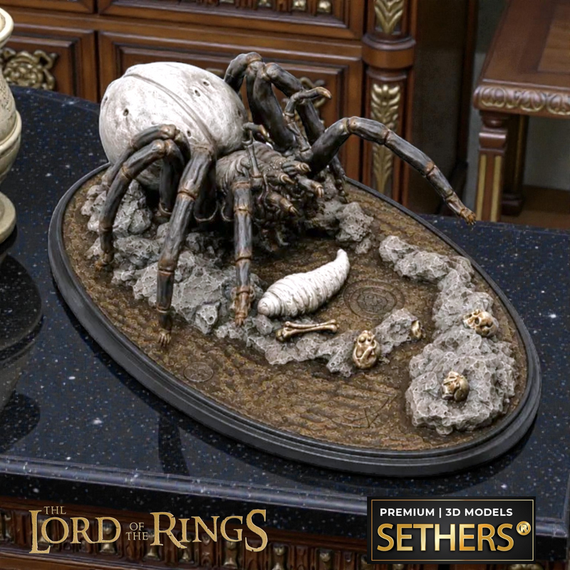 Shelob, the Ancient Spider Diorama | Lord of the Rings | 3D Printing Models