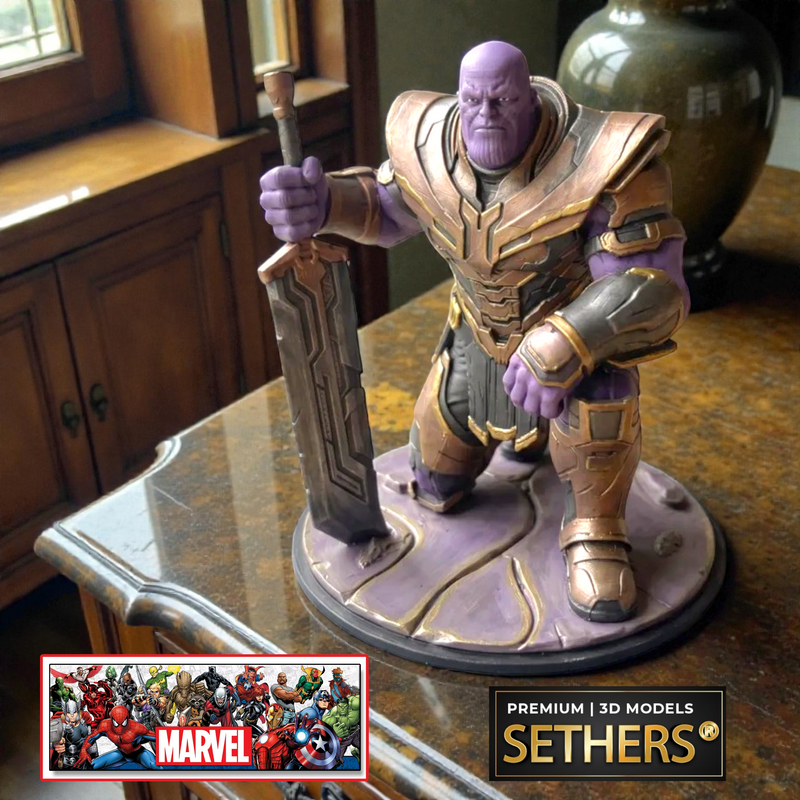 Thanos Endgame Diorama | Marvel Comics | Best 3D Printing Models