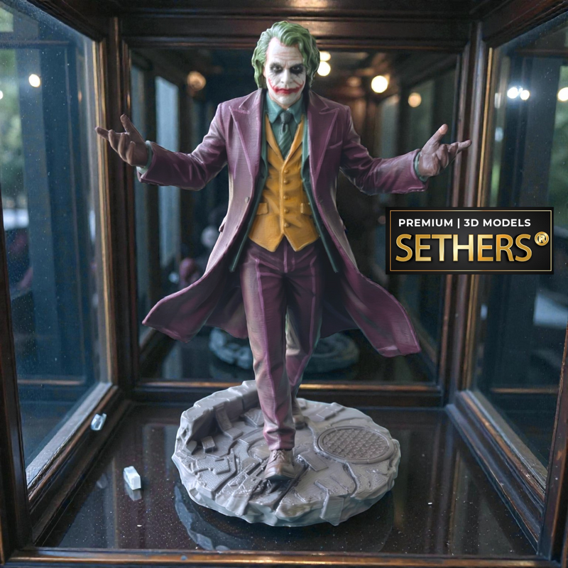 Heath Ledger Joker Batman Dark Knight Statue | 3D Printing Model Files