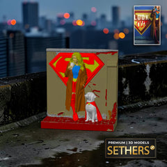 Supergirl 2026 Urban Diorama | James Gunn Superman | 3D Printing Models 