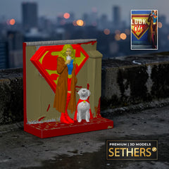 Supergirl 2026 Urban Diorama | James Gunn Superman | 3D Printing Models 