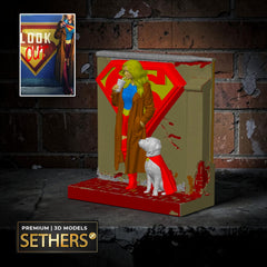 Supergirl 2026 Urban Diorama | James Gunn Superman | 3D Printing Models 