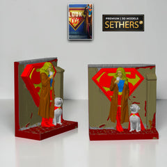 Supergirl 2026 Urban Diorama | James Gunn Superman | 3D Printing Models 