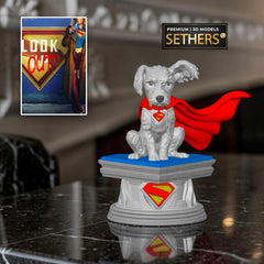 Krypto Bust Supergirl 2026 | James Gunn Superman | 3D Printing Models