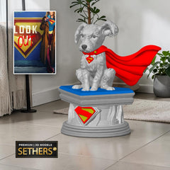 Krypto Bust Supergirl 2026 | James Gunn Superman | 3D Printing Models