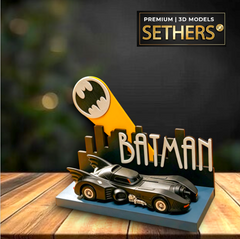 Batman Bat Signal Batmobile Display Diorama | Best 3D Printing Model Files 