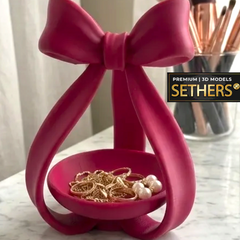 Coquette Bow Jewelry Dish | Wedding Decor | 3D Printing Models