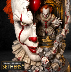 It inside of It Sculpture | Pennywise It Stephen King  | 3D Printing Models
